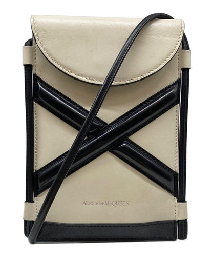 Alexander McQueen Shoulder Bag Purse White Authentic