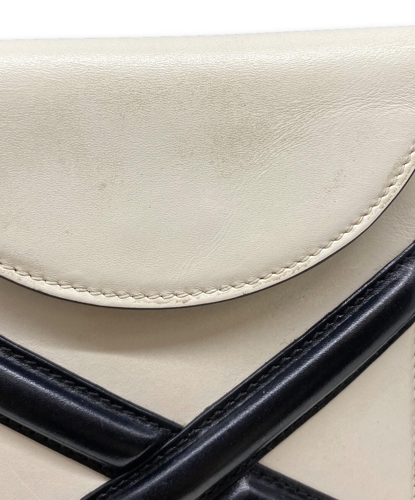 Alexander McQueen Shoulder Bag Purse White Authentic