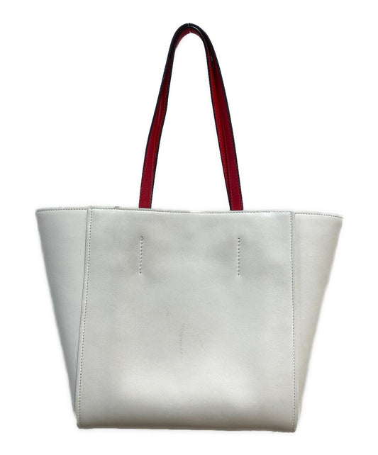 Alexander McQueen Hand Bag Tote Purse Leather Red Authentic