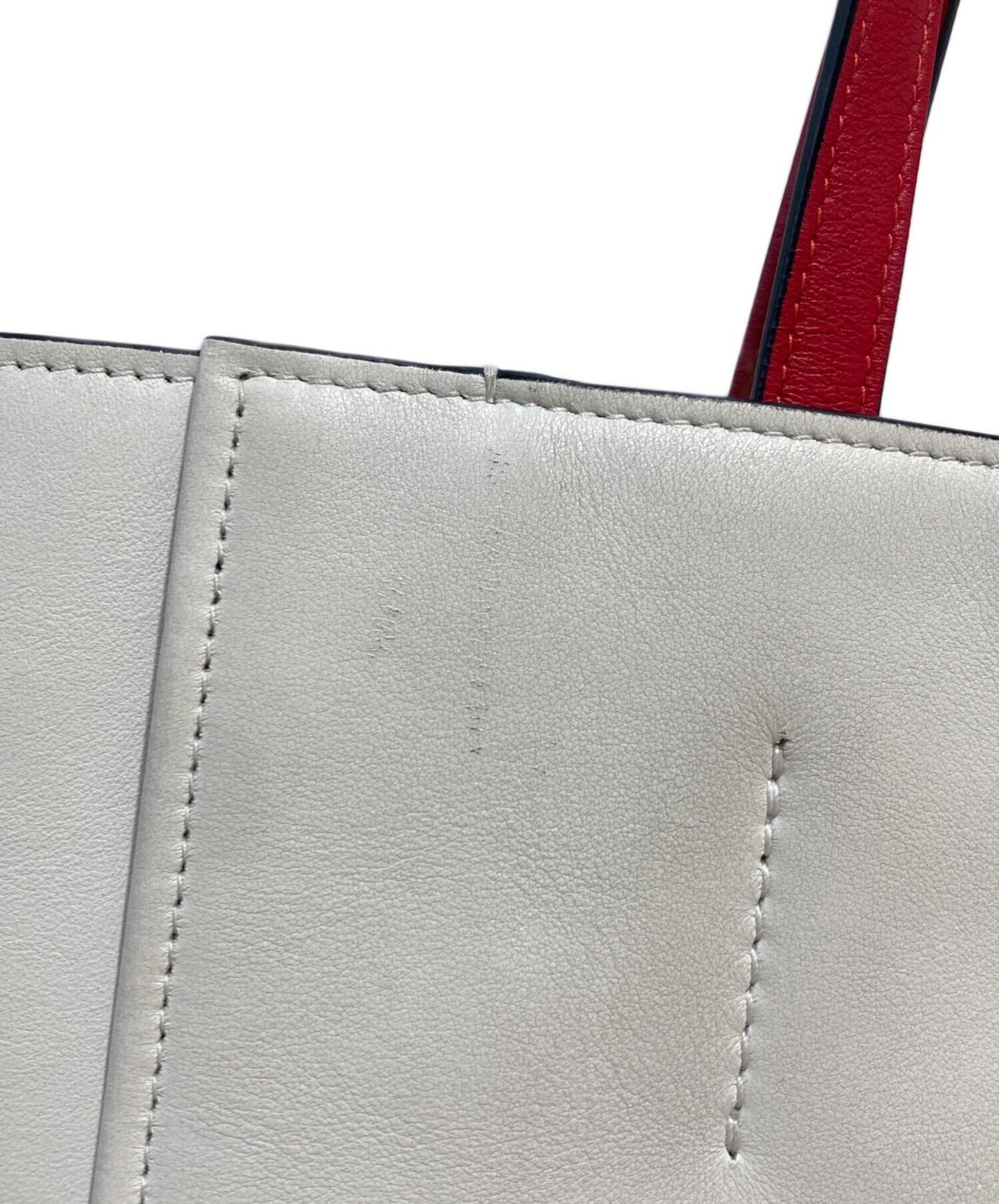 Alexander McQueen Hand Bag Tote Purse Leather Red Authentic