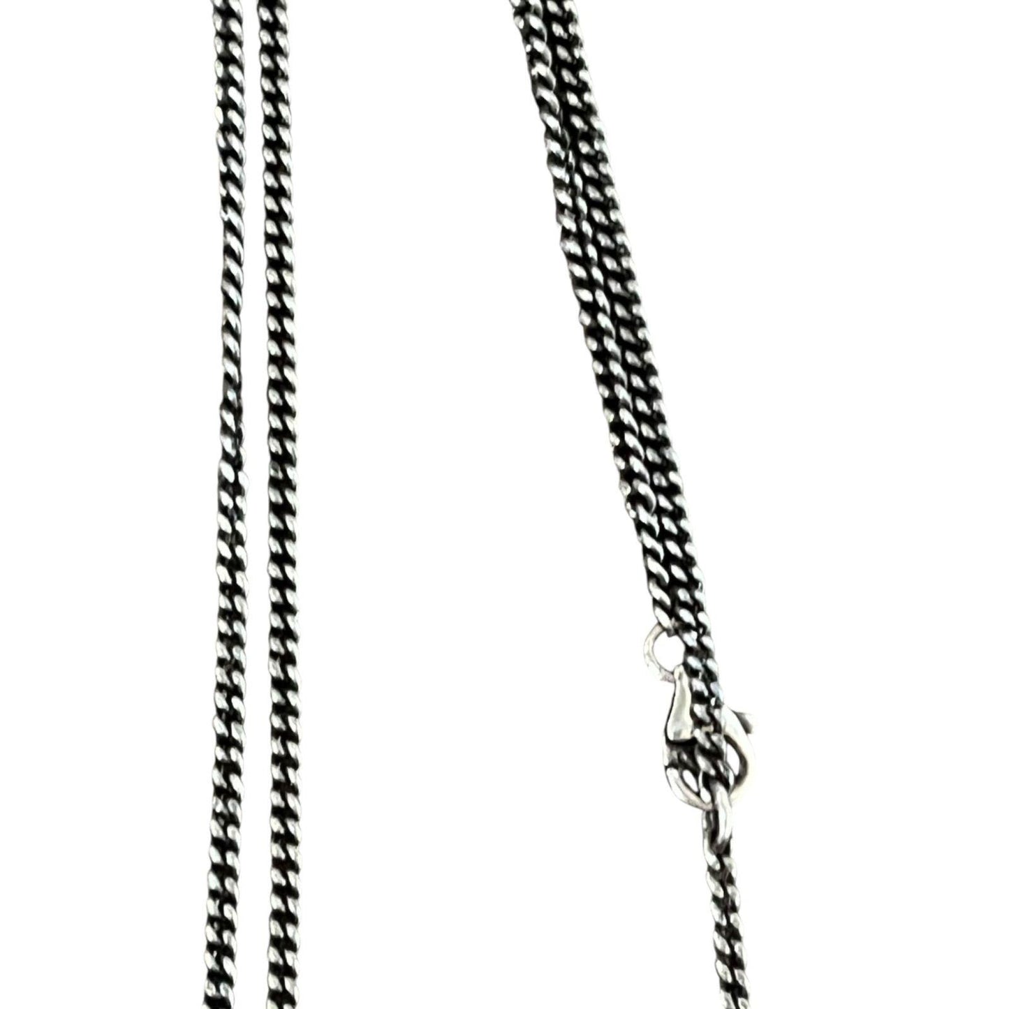 Saint Laurent Necklace Pendant Flower White Authentic