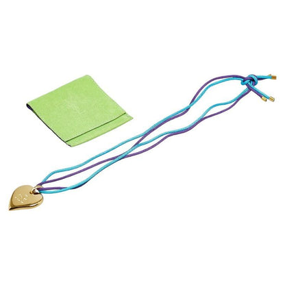 Saint Laurent Necklace Pendant Heart IN LOVE AGAIN Gold Authentic