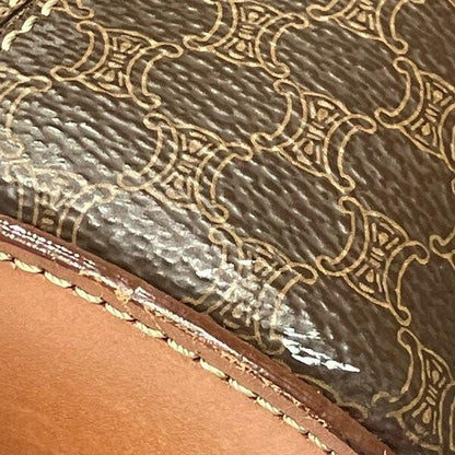 CELINE Purse macadam convertible bag handbag shoulder bag Leather PVC Authentic