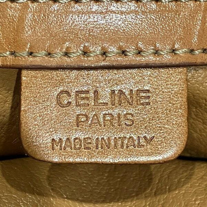 CELINE Purse macadam convertible bag handbag shoulder bag Leather PVC Authentic