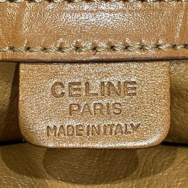 CELINE Purse macadam convertible bag handbag shoulder bag Leather PVC Authentic