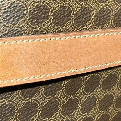 CELINE Purse macadam convertible bag handbag shoulder bag Leather PVC Authentic