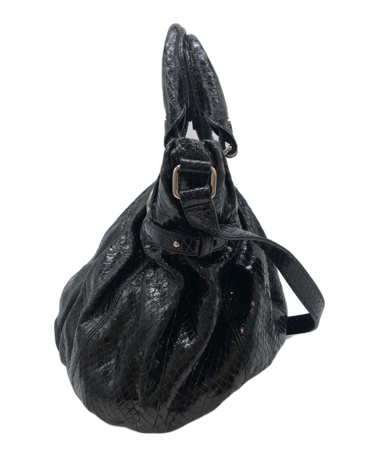 CELINE Hand Shoulder Bag Tote Purse 2way Black Authentic