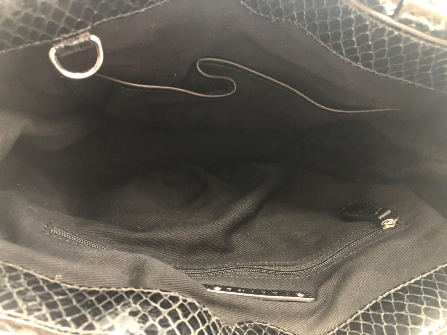 CELINE Hand Shoulder Bag Tote Purse 2way Black Authentic