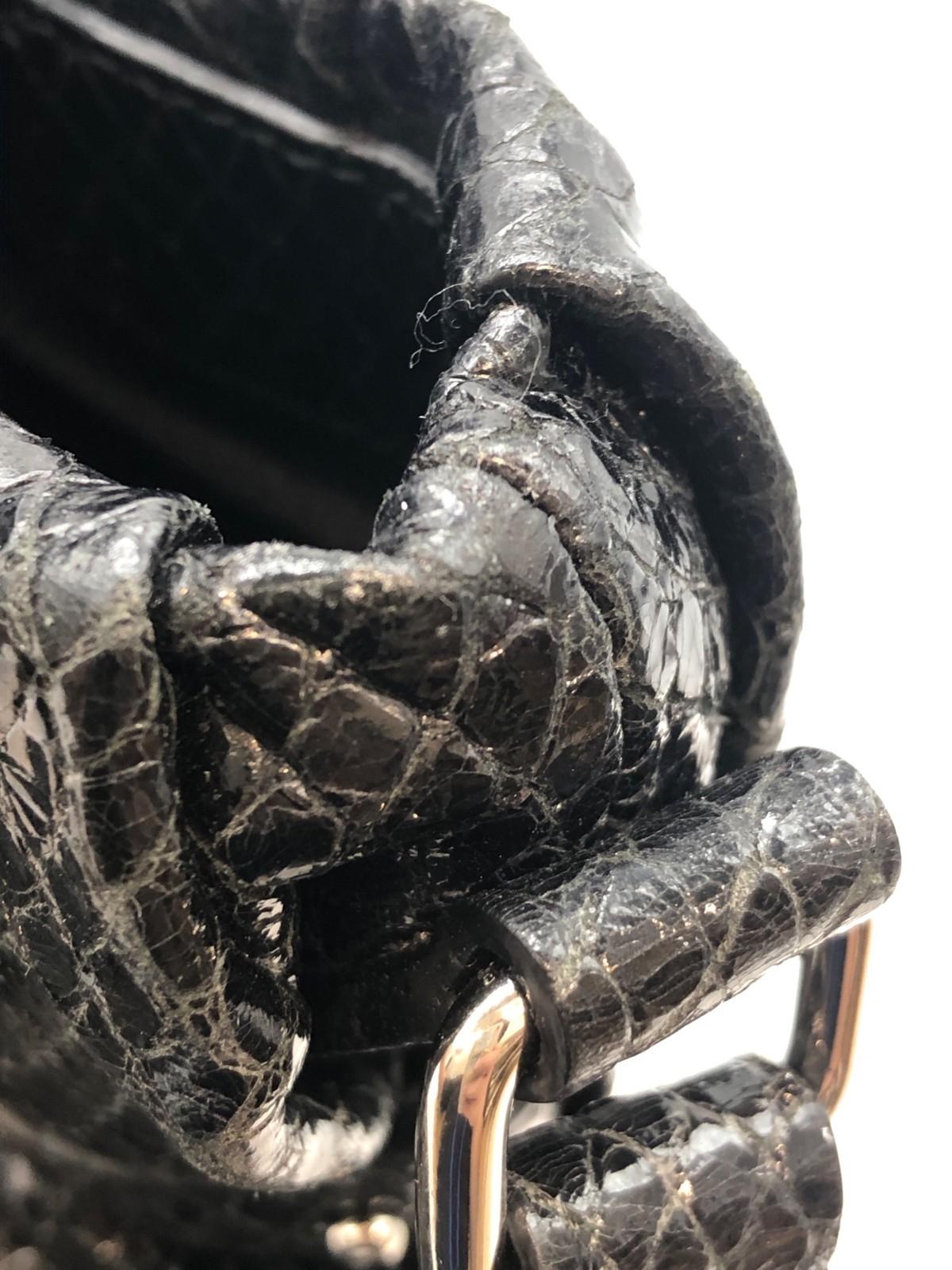 CELINE Hand Shoulder Bag Tote Purse 2way Black Authentic