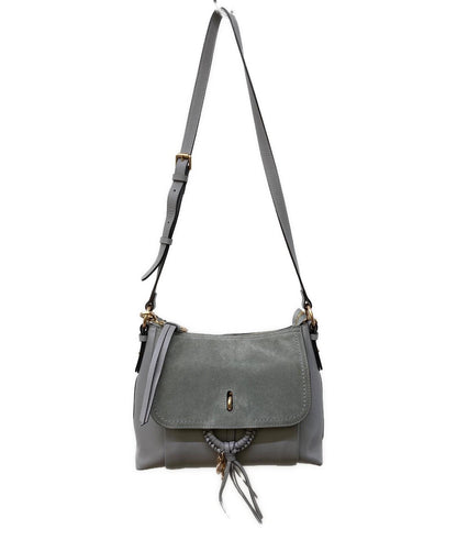 See By Chloe JOAN Shoulder Bag Purse Gray Authentic
