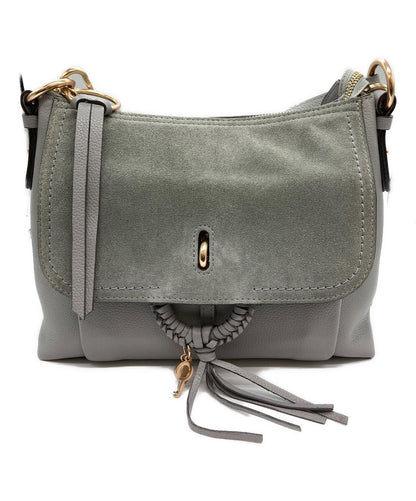 See By Chloe JOAN Shoulder Bag Purse Gray Authentic