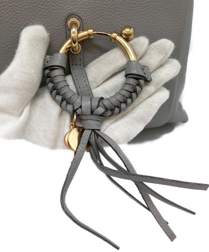 See By Chloe JOAN Shoulder Bag Purse Gray Authentic