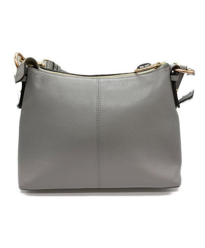 See By Chloe JOAN Shoulder Bag Purse Gray Authentic