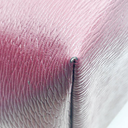 MULBERRY Hand Bag Tote Purse Leather Bordeaux Authentic