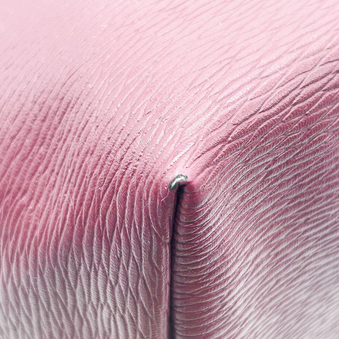 MULBERRY Hand Bag Tote Purse Leather Bordeaux Authentic