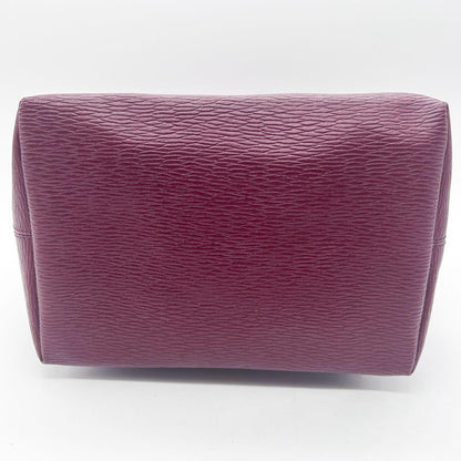 MULBERRY Hand Bag Tote Purse Leather Bordeaux Authentic