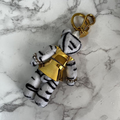 PRADA Key Ring Keychain Bag Charm Bear Authentic