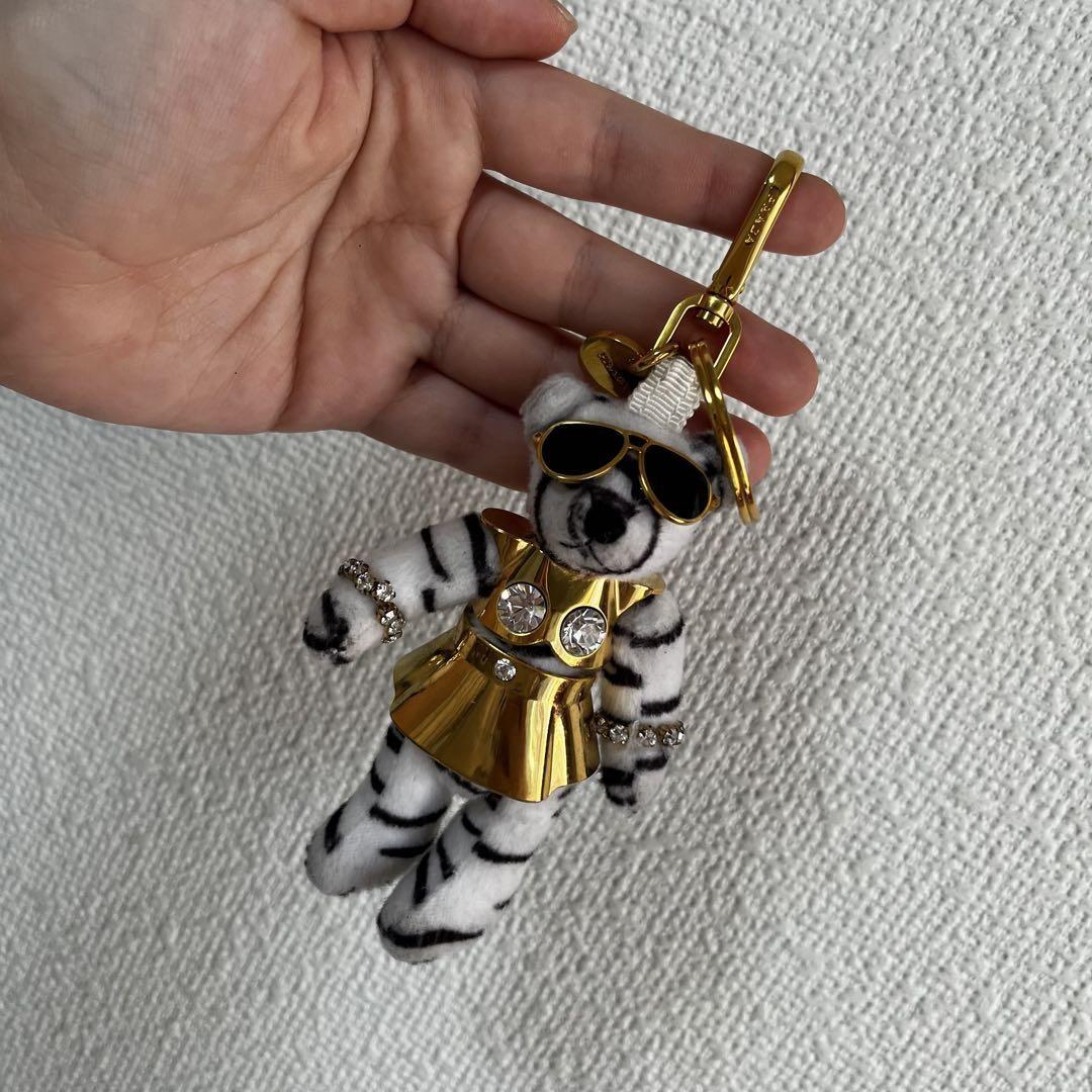 PRADA Key Ring Keychain Bag Charm Bear Authentic