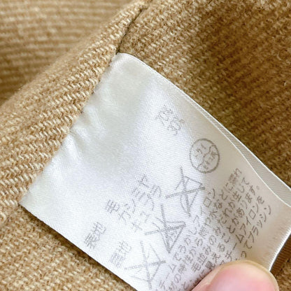 Aquascutum Long Coat Asian fit M US size S Honey Beige Authentic