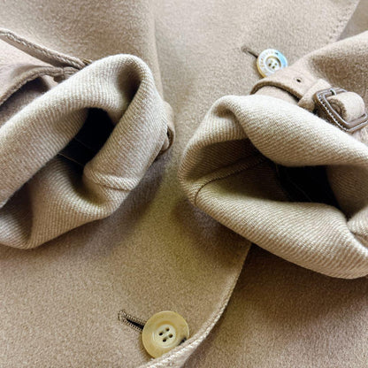 Aquascutum Long Coat Asian fit M US size S Honey Beige Authentic