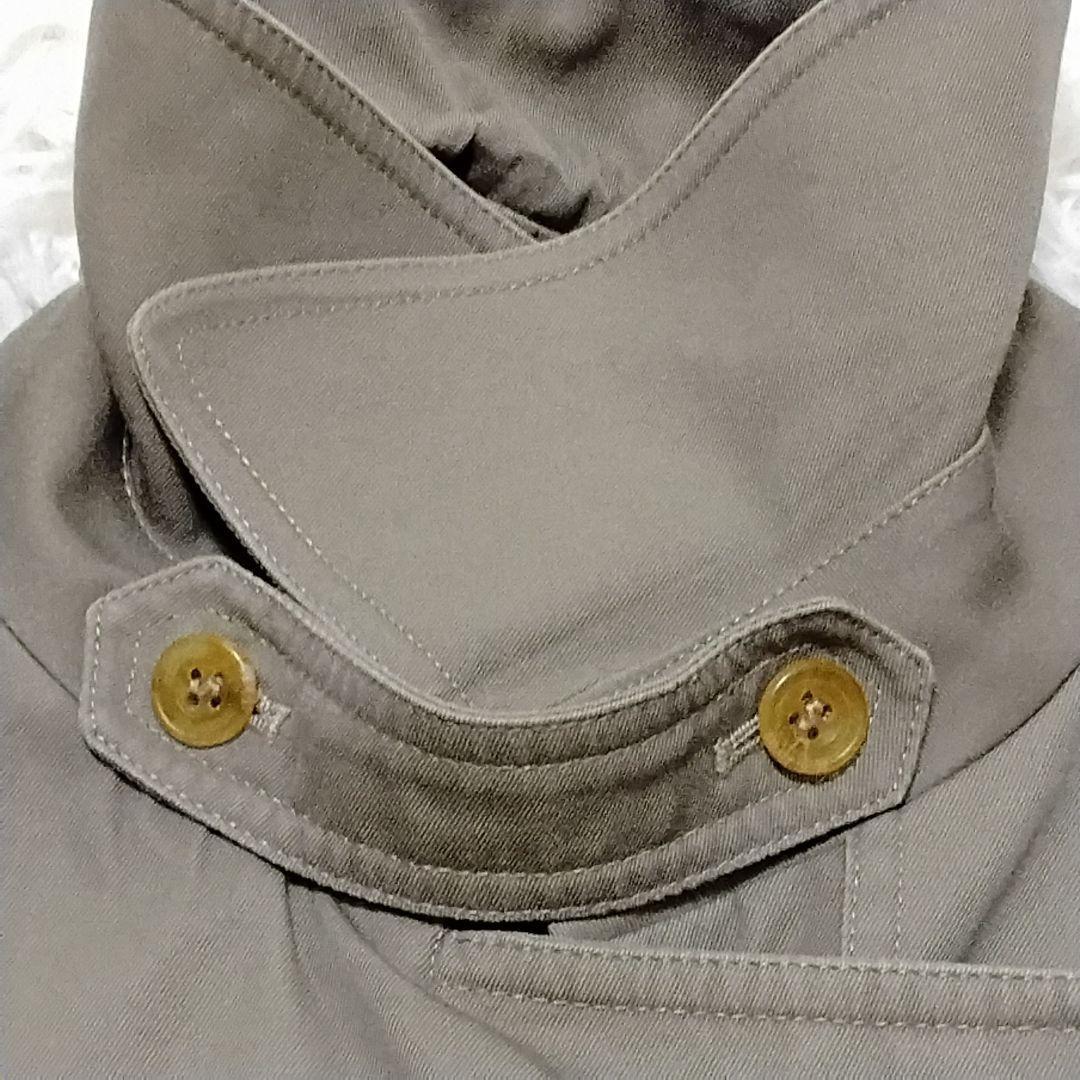 Aquascutum Trench Coat Club Check Asian fit XL US size L Khaki Authentic