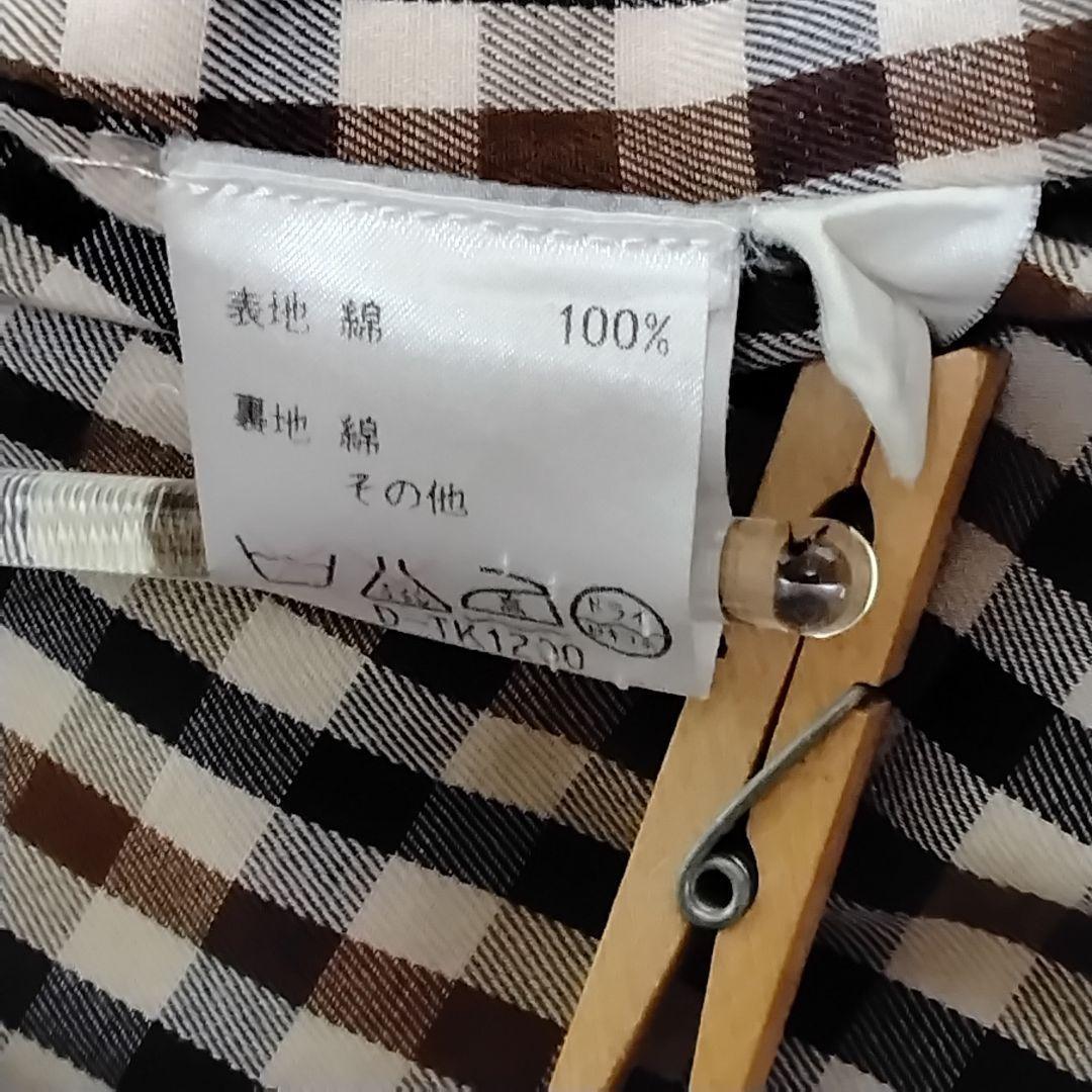 Aquascutum Trench Coat Club Check Asian fit XL US size L Khaki Authentic