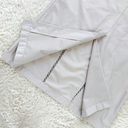 Aquascutum Trench Coat Asian fit S US size XS Off White Beige Authentic