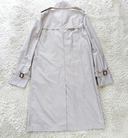 Aquascutum Trench Coat Asian fit S US size XS Off White Beige Authentic