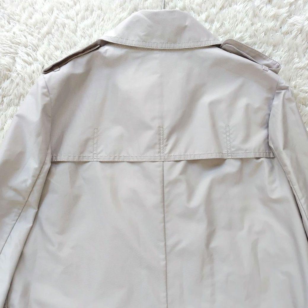 Aquascutum Trench Coat Asian fit S US size XS Off White Beige Authentic