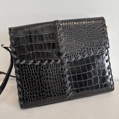 Saint Laurent Shoulder Bag Purse Black Authentic