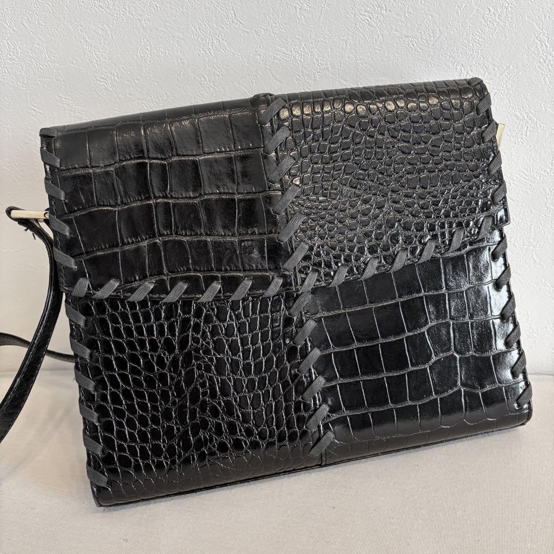 Saint Laurent Shoulder Bag Purse Black Authentic