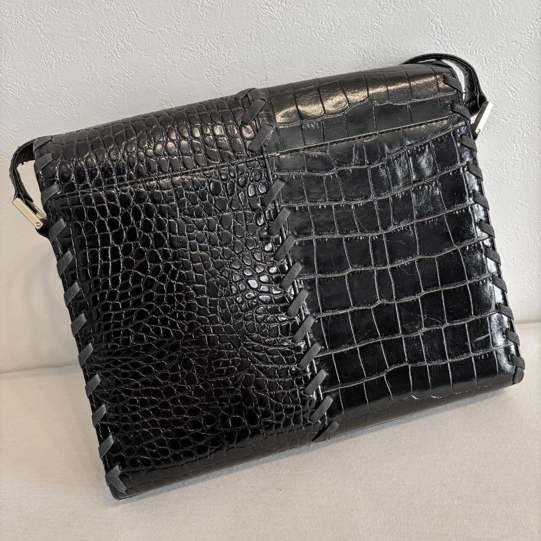 Saint Laurent Shoulder Bag Purse Black Authentic