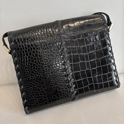 Saint Laurent Shoulder Bag Purse Black Authentic