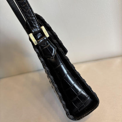 Saint Laurent Shoulder Bag Purse Black Authentic