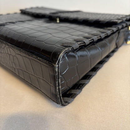 Saint Laurent Shoulder Bag Purse Black Authentic