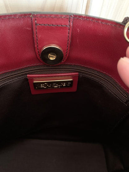 Saint Laurent Hand Bag Tote Purse Logo Red Authentic