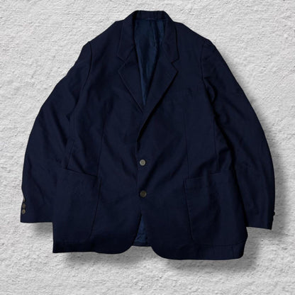 Saint Laurent Tailored Jacket Asian fit XL US size L Navy Authentic