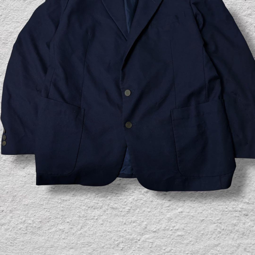 Saint Laurent Tailored Jacket Asian fit XL US size L Navy Authentic