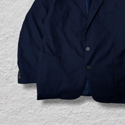 Saint Laurent Tailored Jacket Asian fit XL US size L Navy Authentic