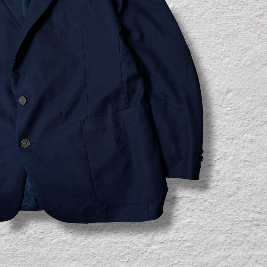 Saint Laurent Tailored Jacket Asian fit XL US size L Navy Authentic