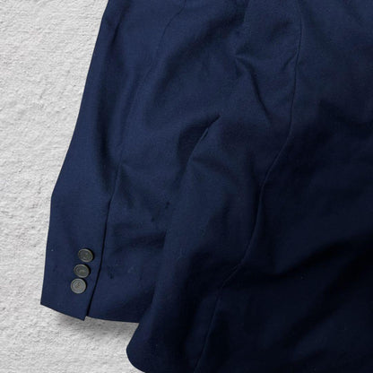 Saint Laurent Tailored Jacket Asian fit XL US size L Navy Authentic