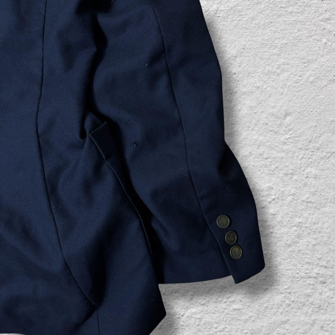 Saint Laurent Tailored Jacket Asian fit XL US size L Navy Authentic