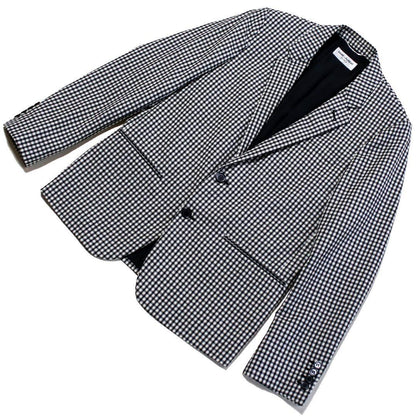 Saint Laurent Paris Tailored Jacket Asian fit S US size XS White Black Authentic