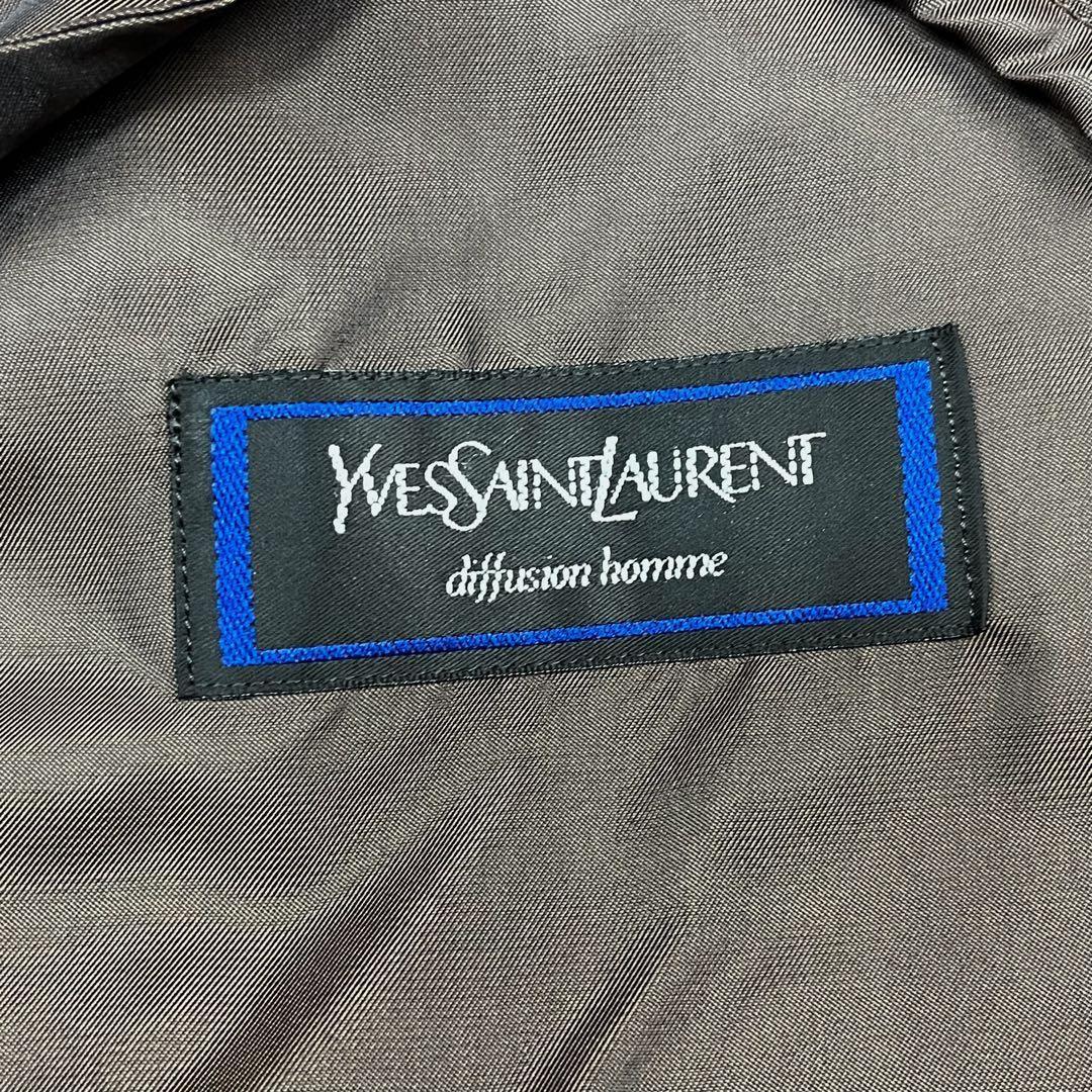 Saint Laurent Coat Asian fit L US size M Charcoal Gray Authentic