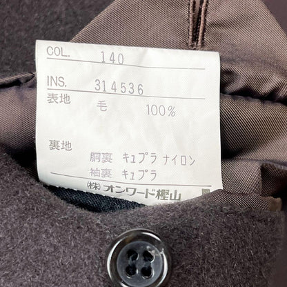 Saint Laurent Coat Asian fit L US size M Charcoal Gray Authentic