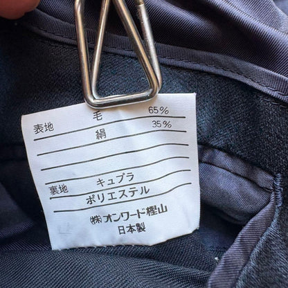 Saint Laurent Long Coat Asian fit L US size M Navy Authentic