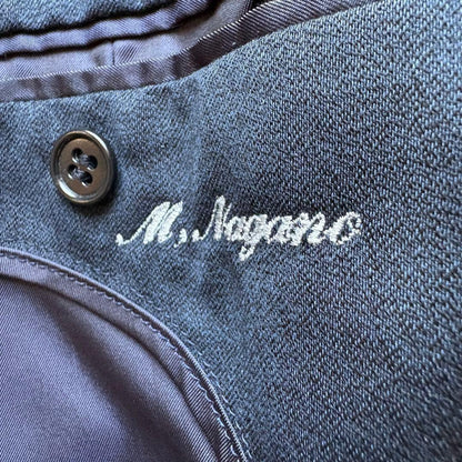 Saint Laurent Long Coat Asian fit L US size M Navy Authentic