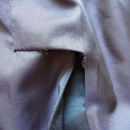 Saint Laurent Long Coat Asian fit L US size M Navy Authentic