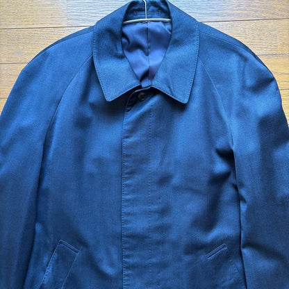 Saint Laurent Long Coat Asian fit L US size M Navy Authentic