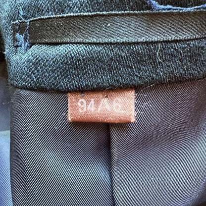 Saint Laurent Long Coat Asian fit L US size M Navy Authentic